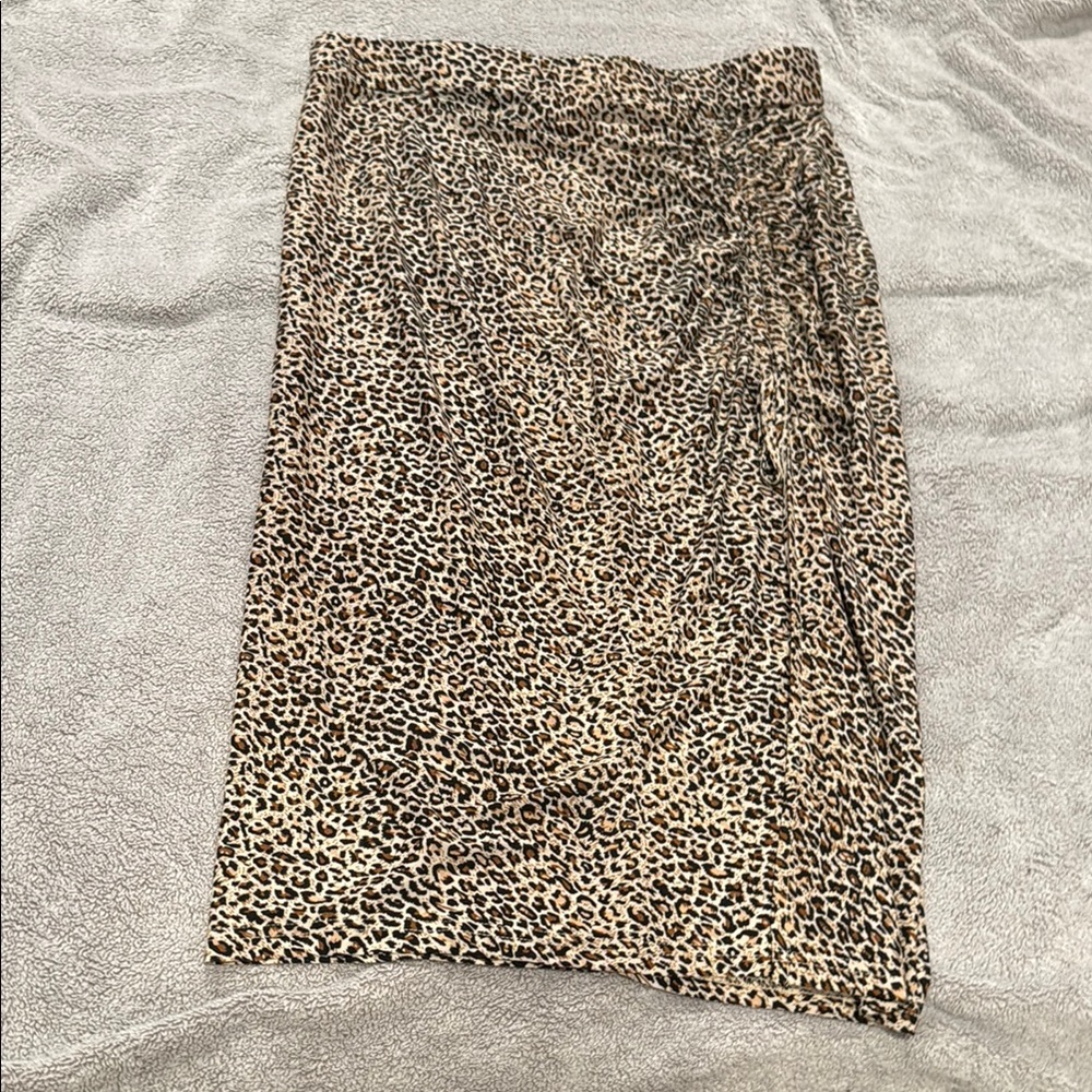 Leopard Print Women's Skirt